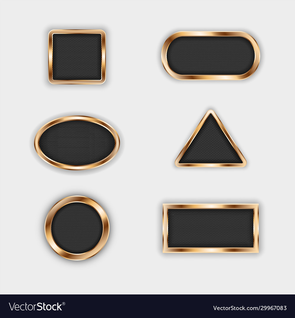 Set elements for design perforated metal