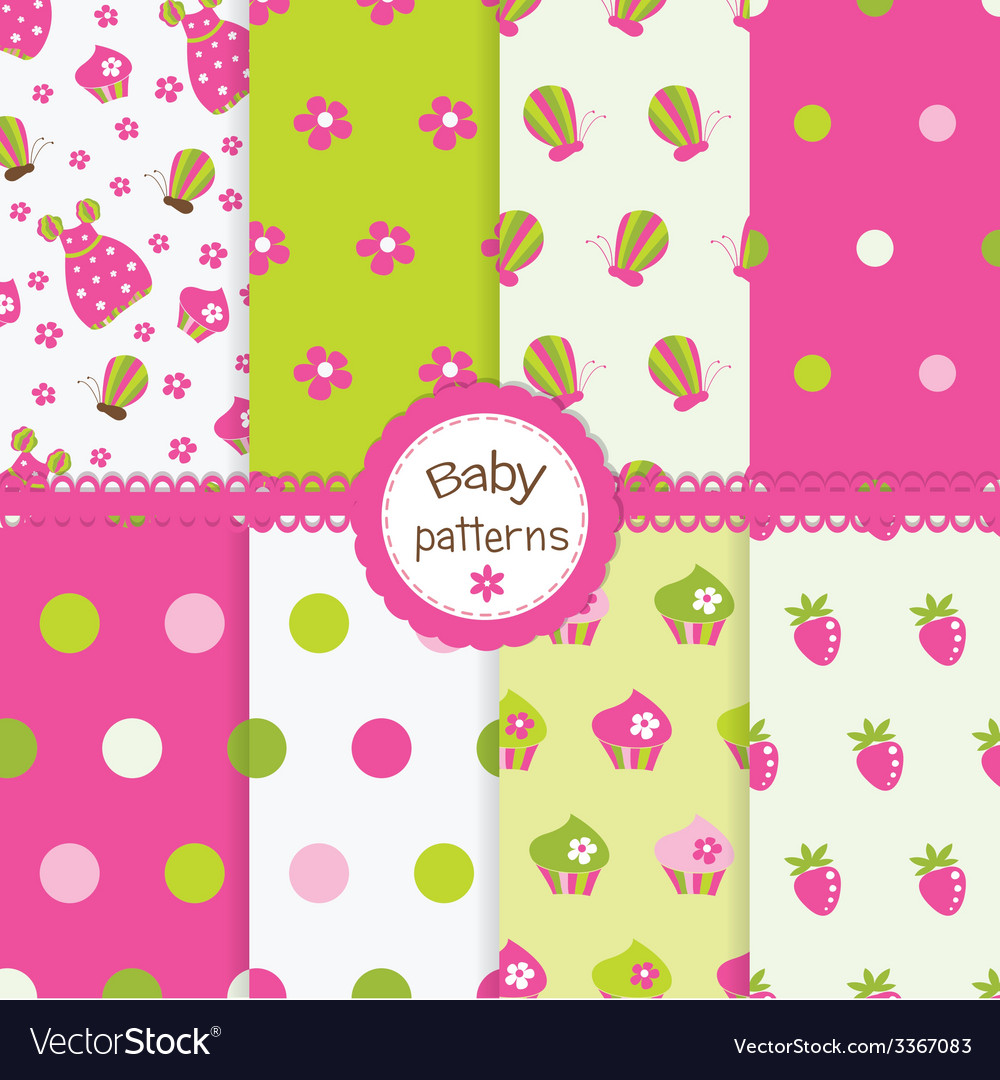 Set of seamless patterns