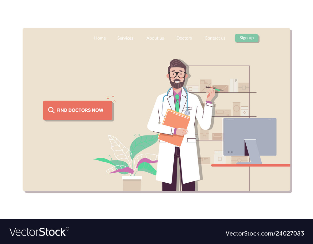 Web Page Templates Collection Of Finding The Vector Image
