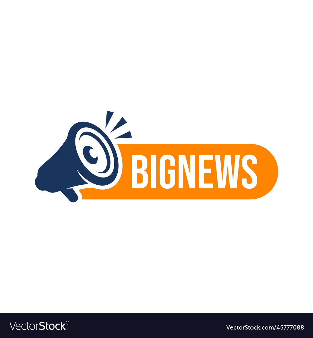 Big news logo template