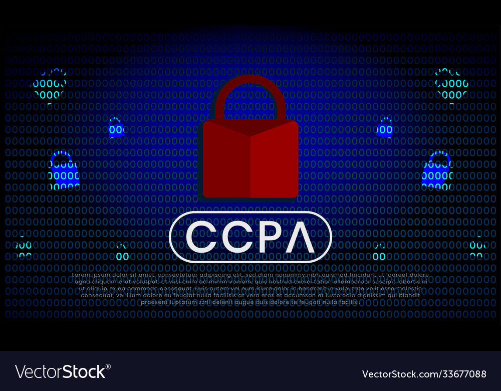 California Consumer Privacy Act ccpa Symbol