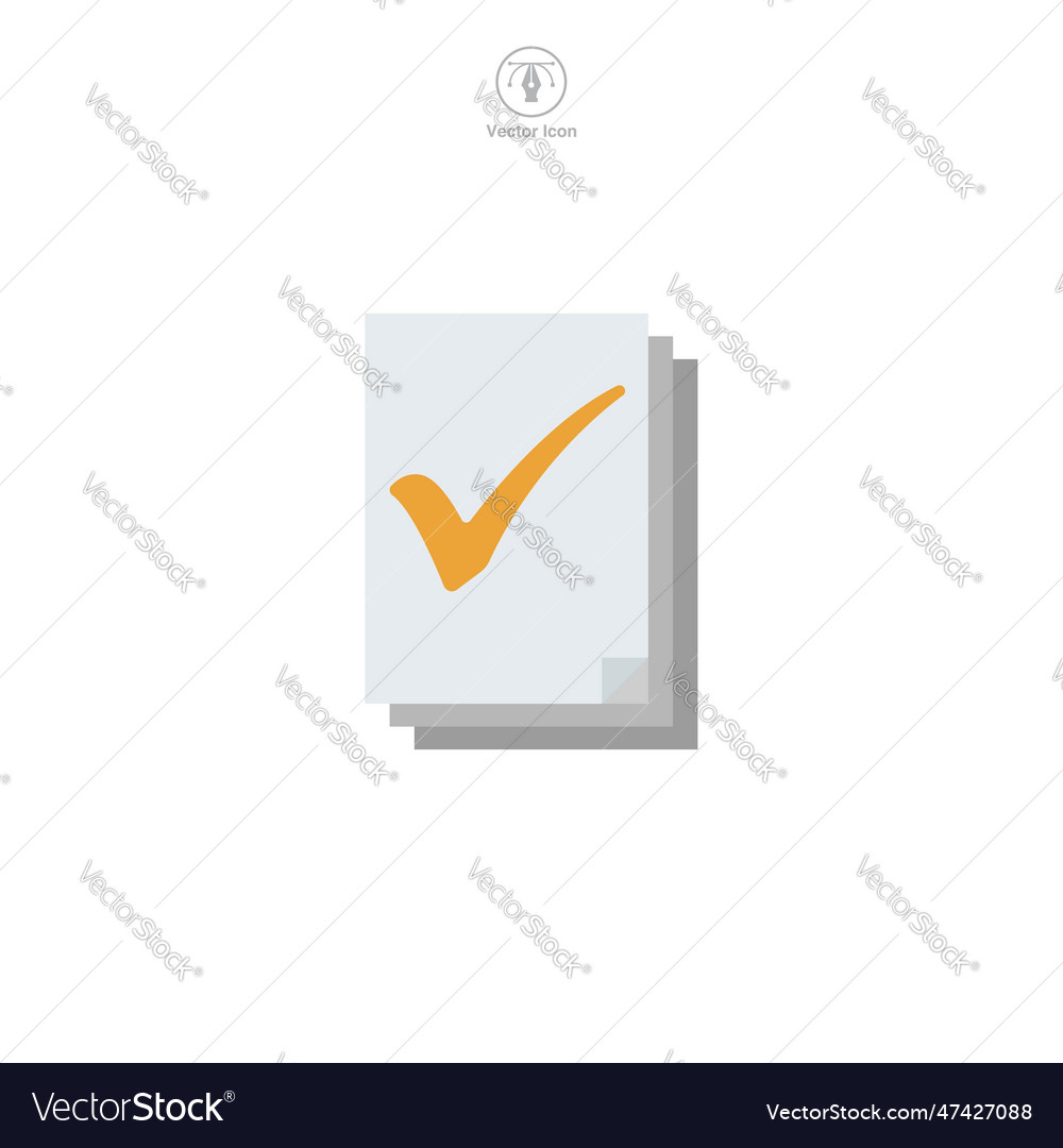 Icon of a document or file folder vector image Icon of a document or file folder