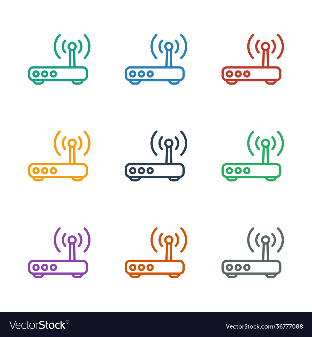 Router icon white background