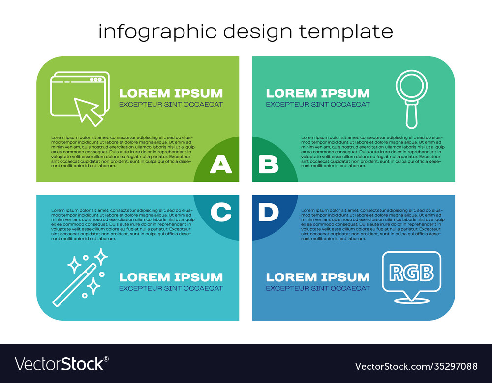 Set line magic wand web design and development vector image Set line magic wand web design and development