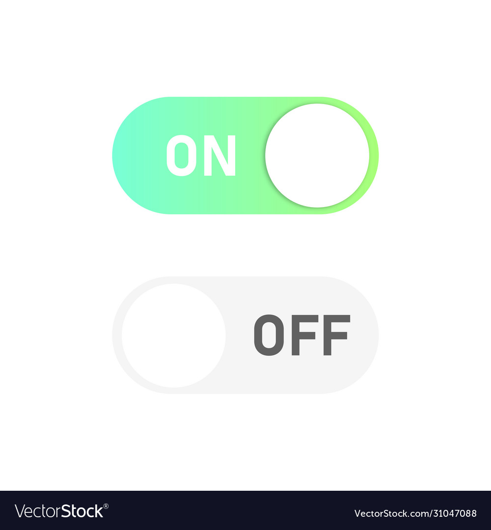 Switch gradient icon isolated button symbol web vector image Switch gradient icon isolated button symbol web
