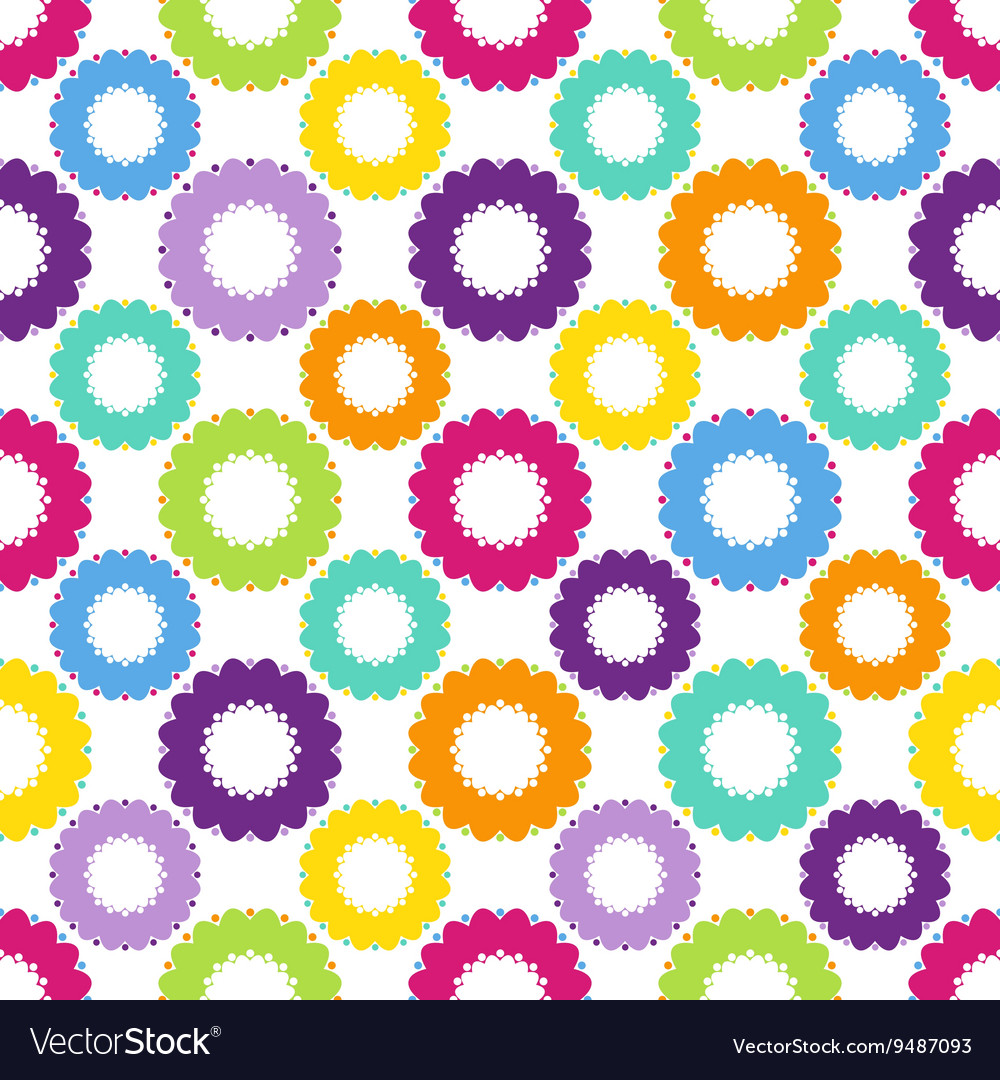 Abstract circle pattern color big