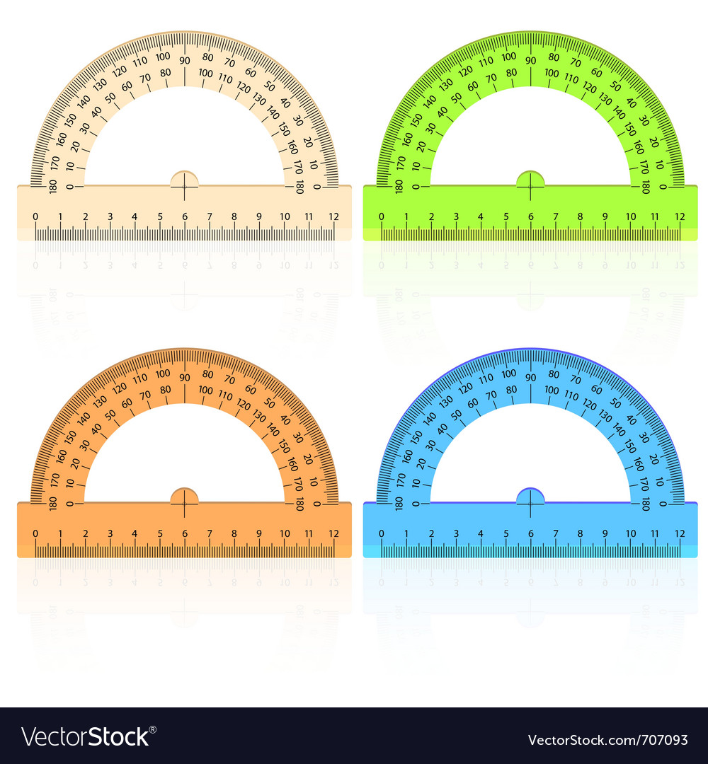 Geometry Protractor Ruler