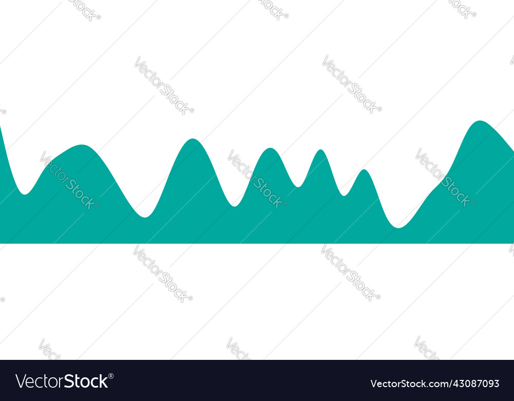 Hilly bumpy mountain shape background