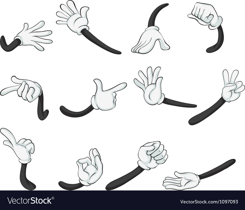 Various hands Royalty Free Vector Image - VectorStock