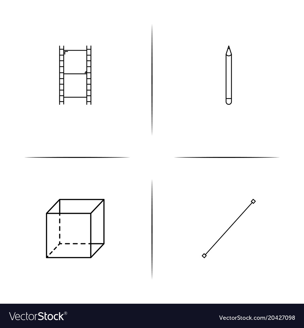 Creative process and design simple linear icon