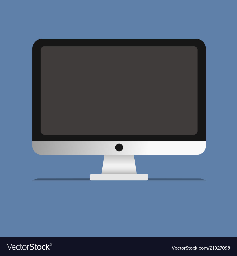 Flat design empty esp template vector image Flat design empty esp template