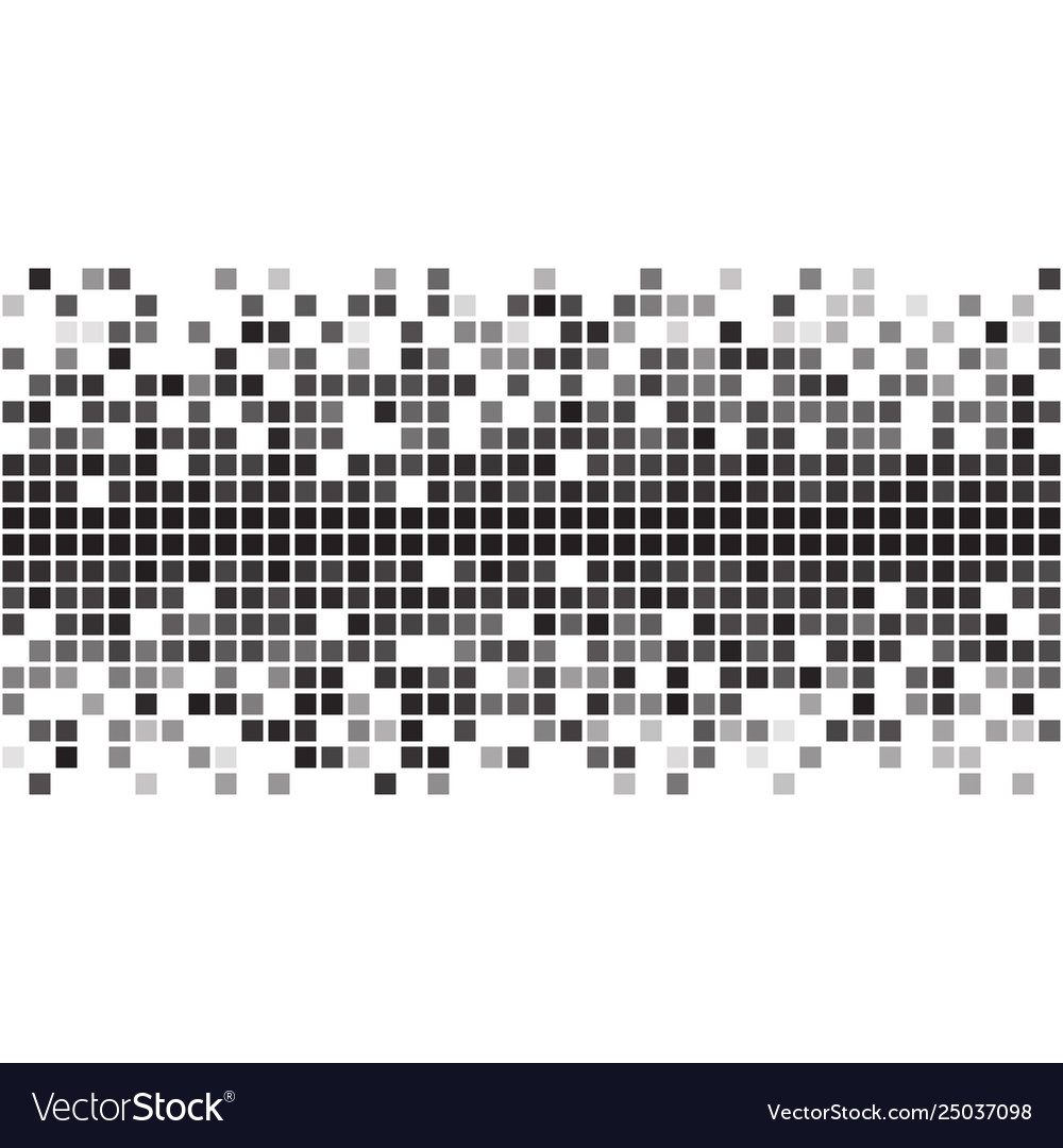 Grey Pixel Fade Pattern