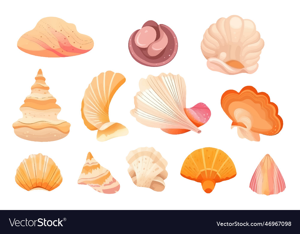 Ui set of colorful different