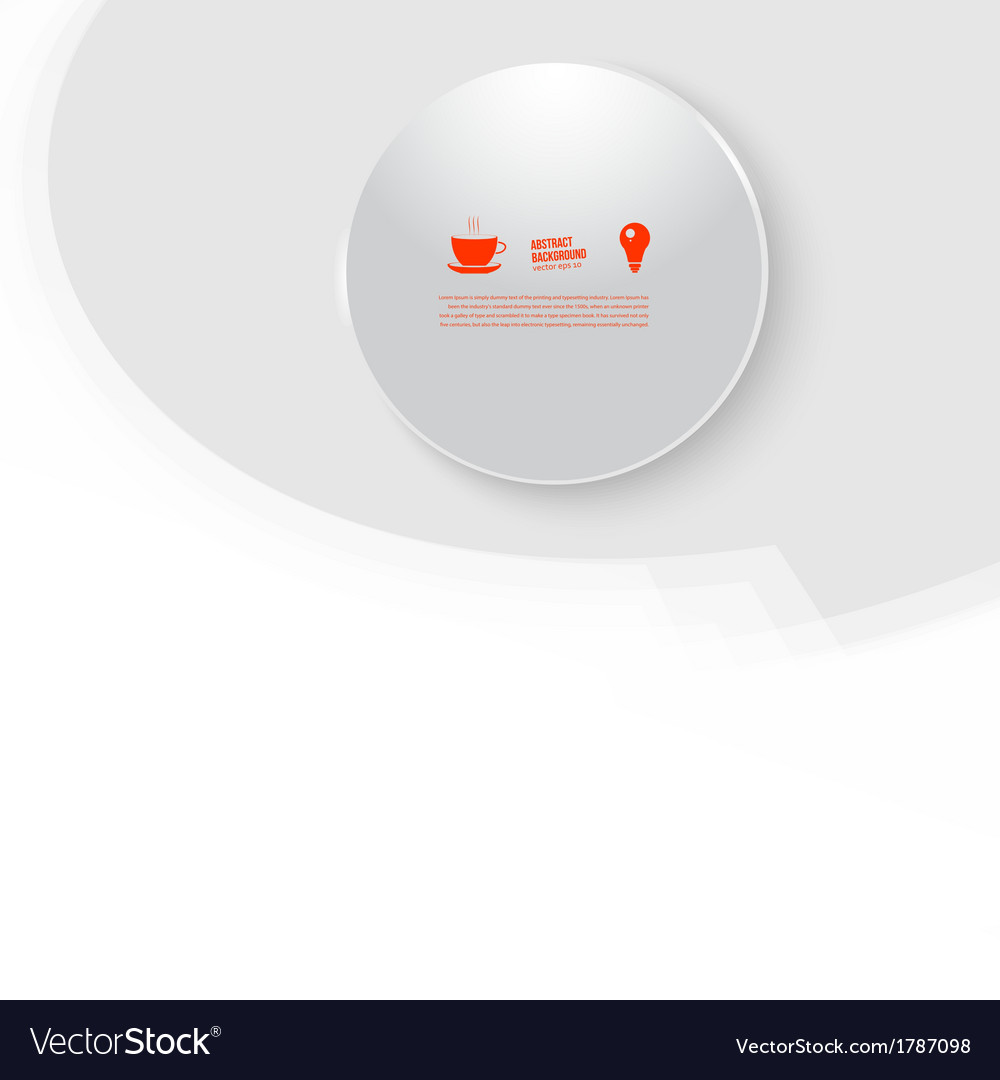 White circle abstract background