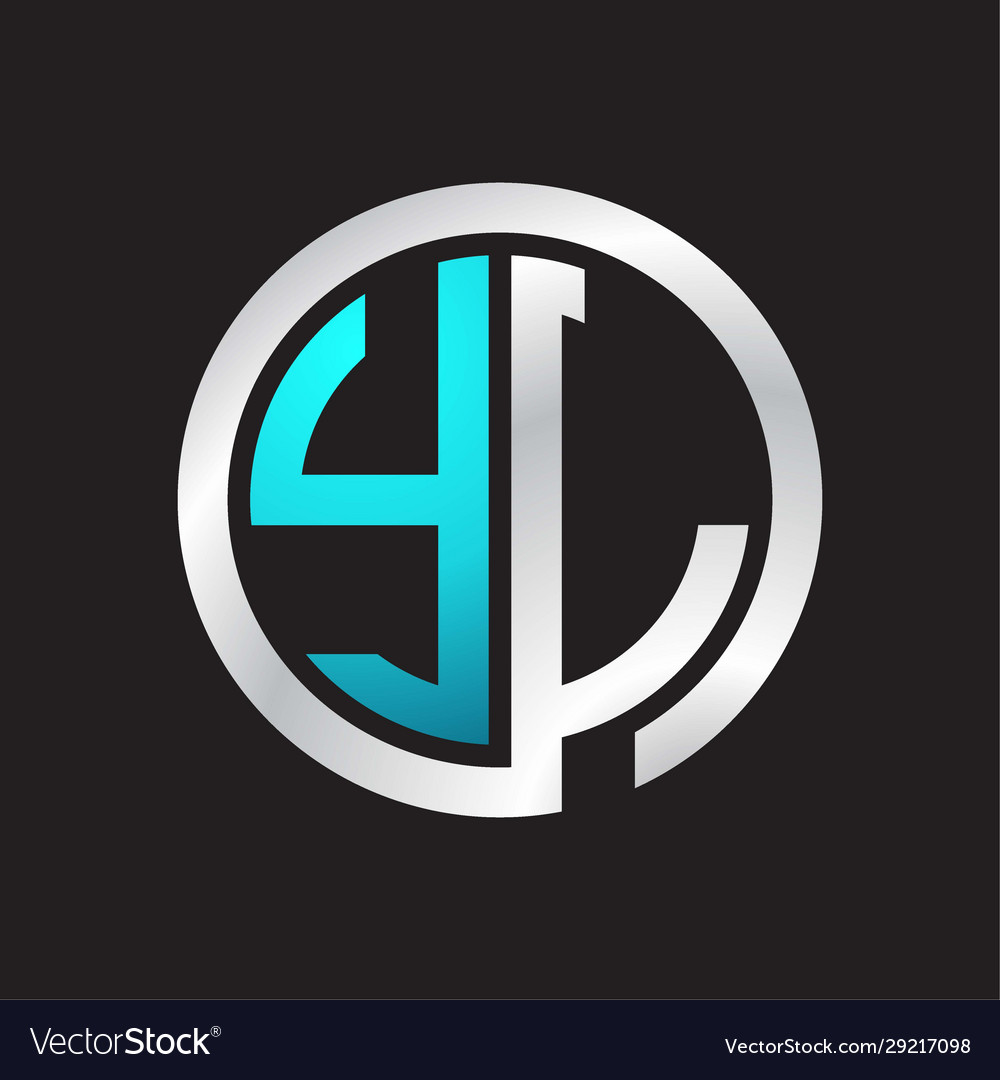 Yl initial logo linked circle monogram