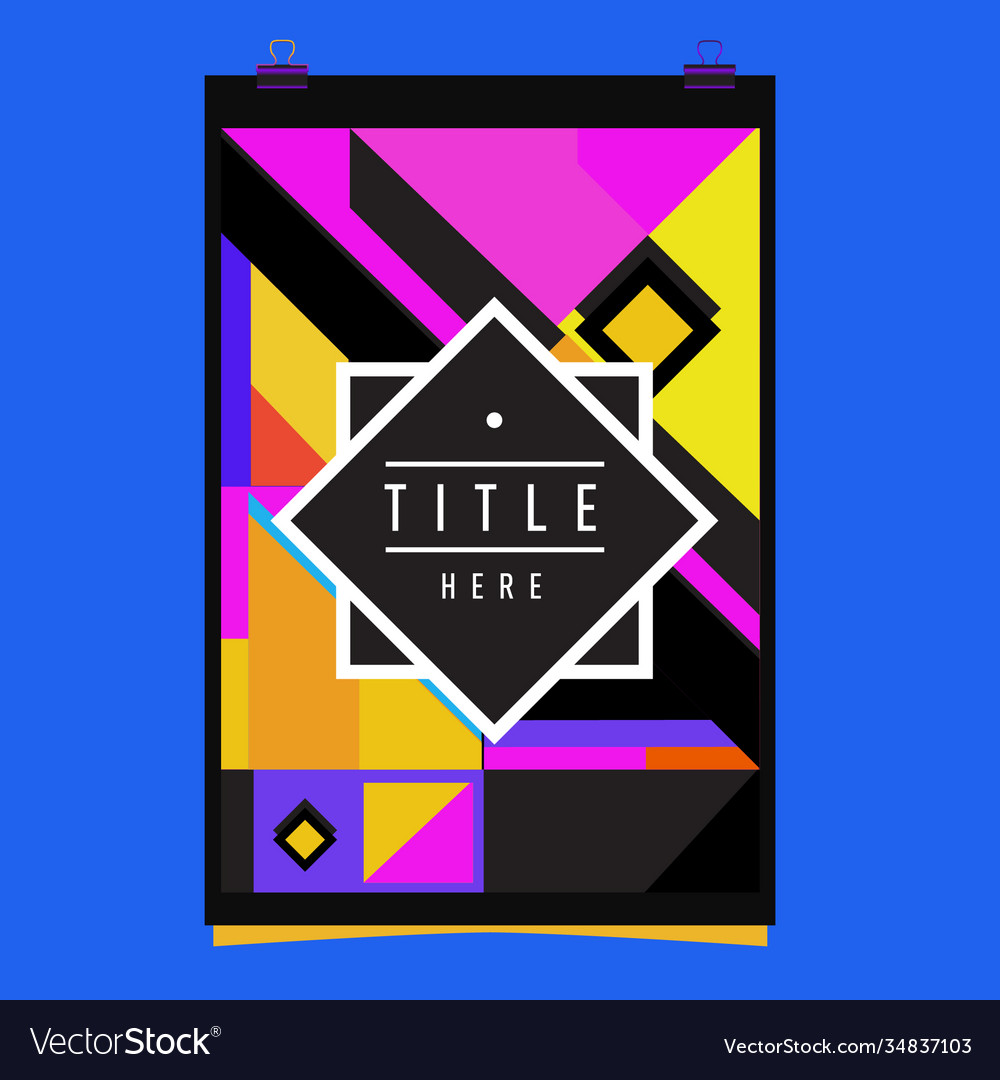 Abstract colorful geometric pattern background