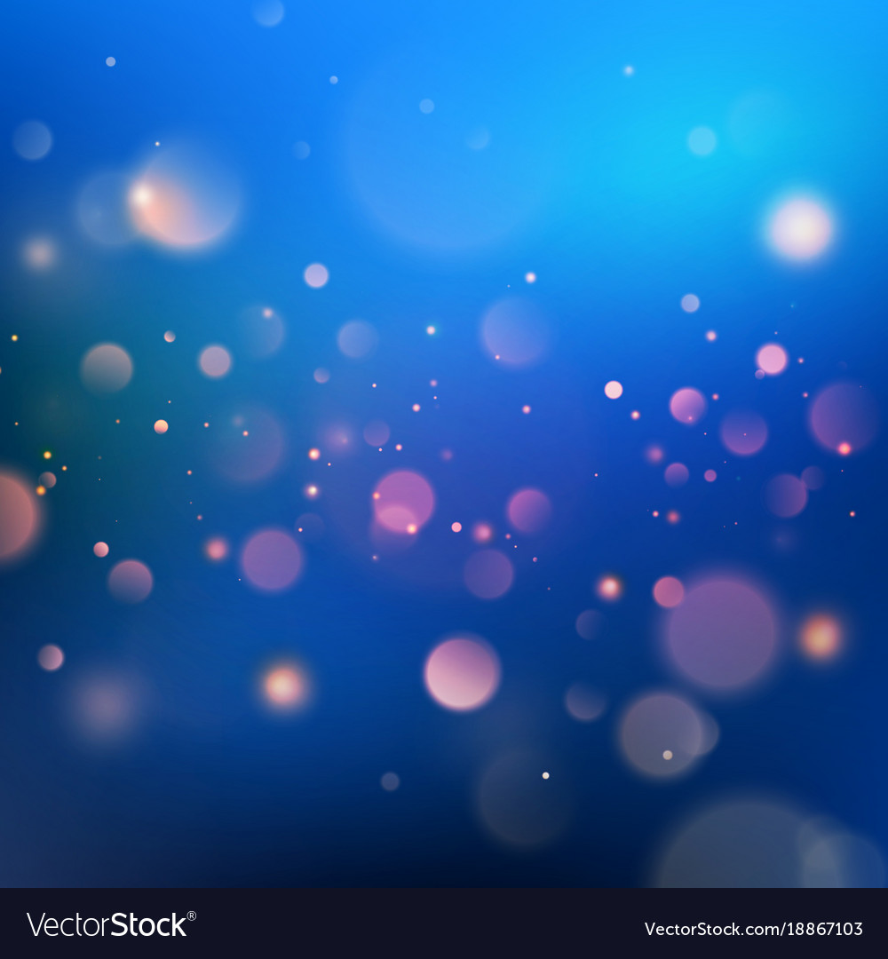 Blue bokeh abstract background eps 10