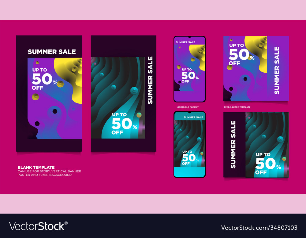Colorful abstract fluid gradient pattern
