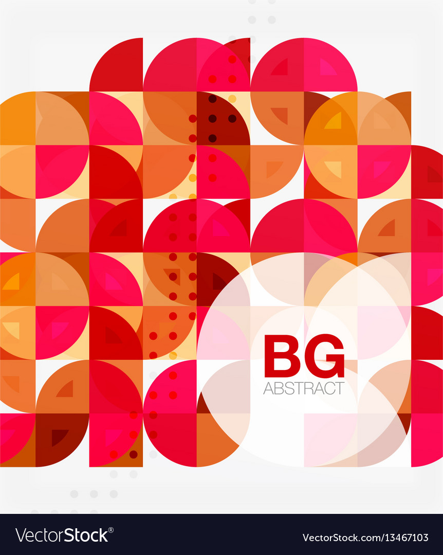 Minimalistic circle composition background vector image Minimalistic circle composition background