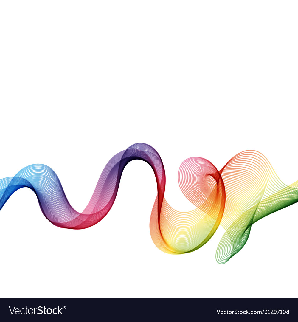 Abstract colorful background with wave vector image Abstract colorful background with wave
