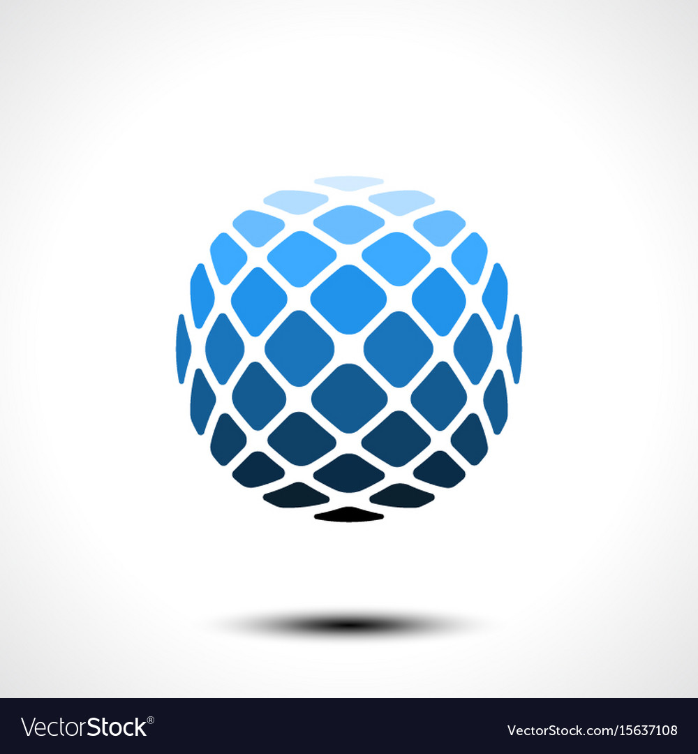 Abstract globe design icon