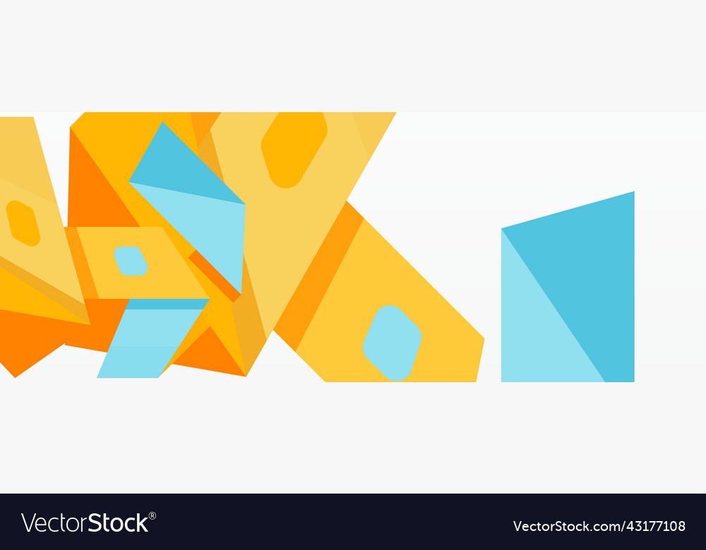 Abstract line and triangle background creative
