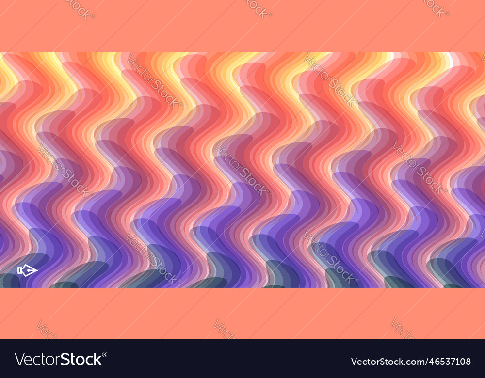 Abstrakter wavy Hintergrund mit dynamischer Wirkung vector image Abstrakter wavy Hintergrund mit dynamischer Wirkung