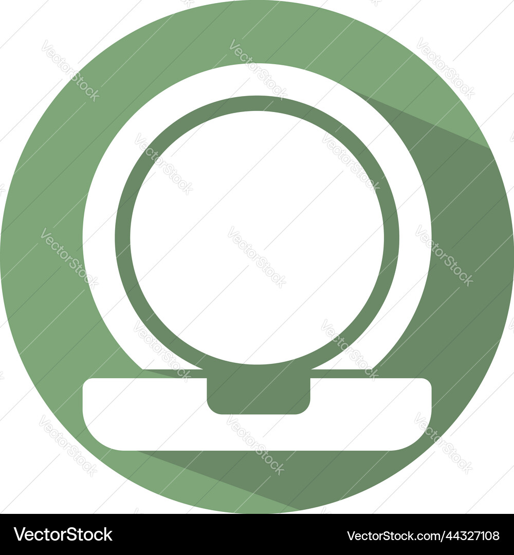 Cosmetics face powder on a white background Vector Image