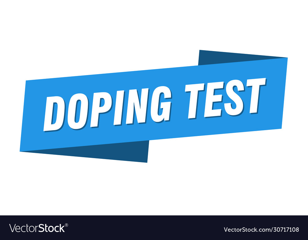 Doping Test Banner Vorlage Band