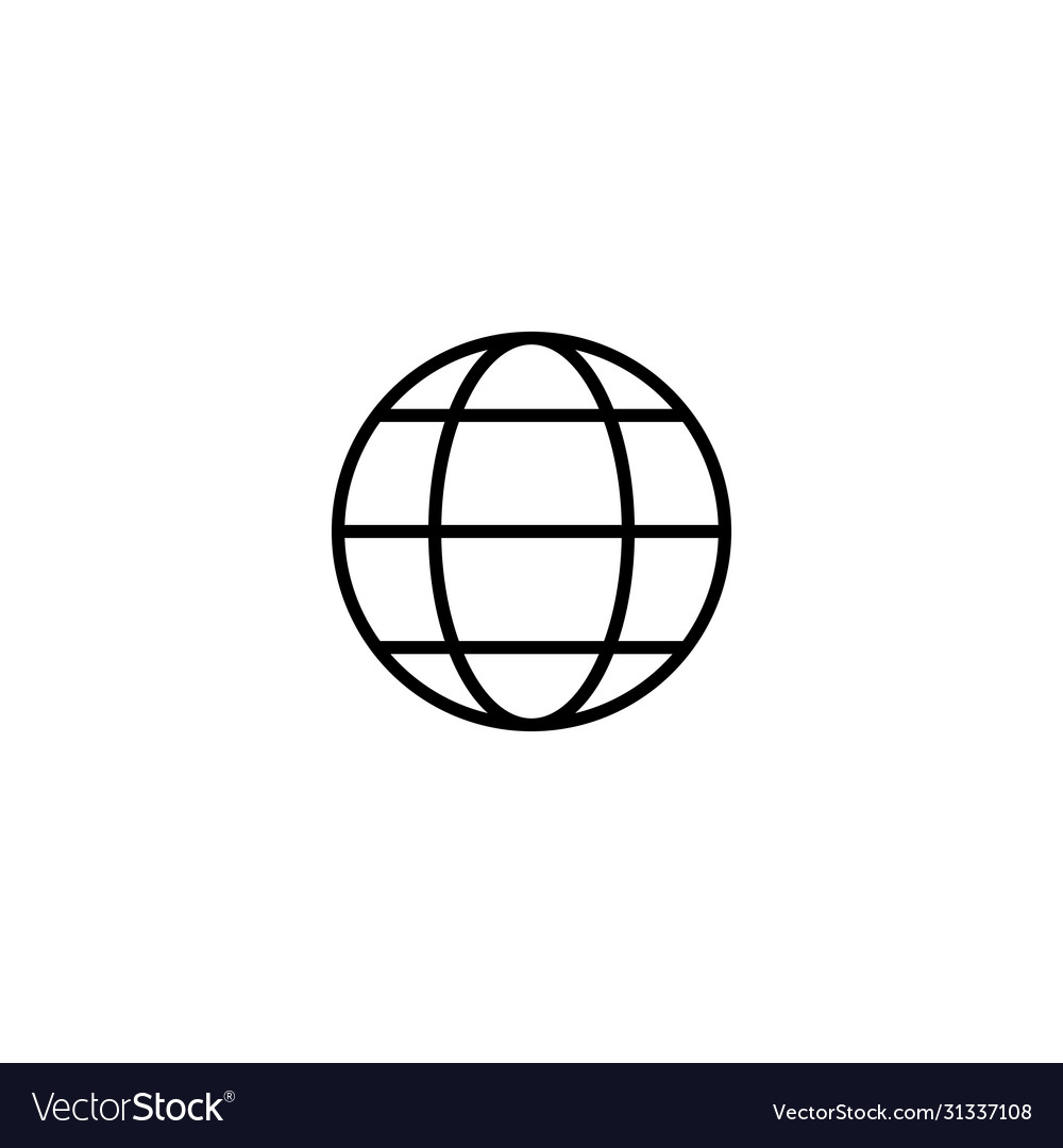 Globe world icon