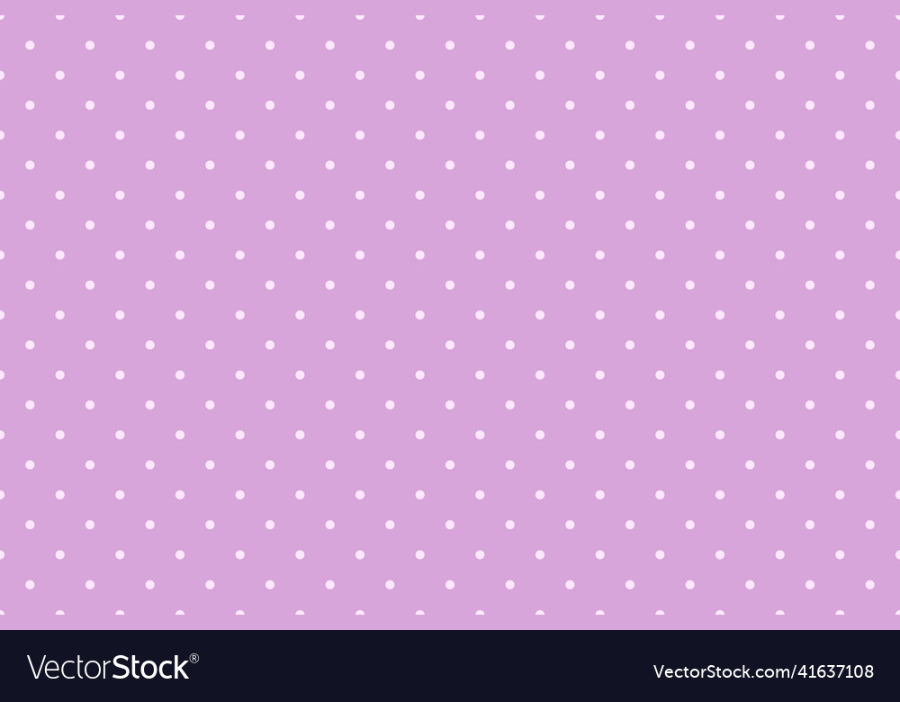 Seamless polkadot pattern with circles on violet vector image Seamless polkadot pattern with circles on violet