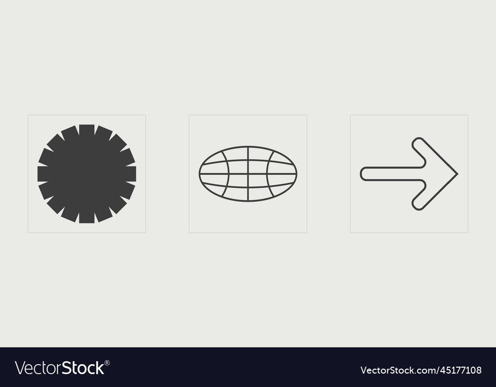 Set of y2k style objects rave