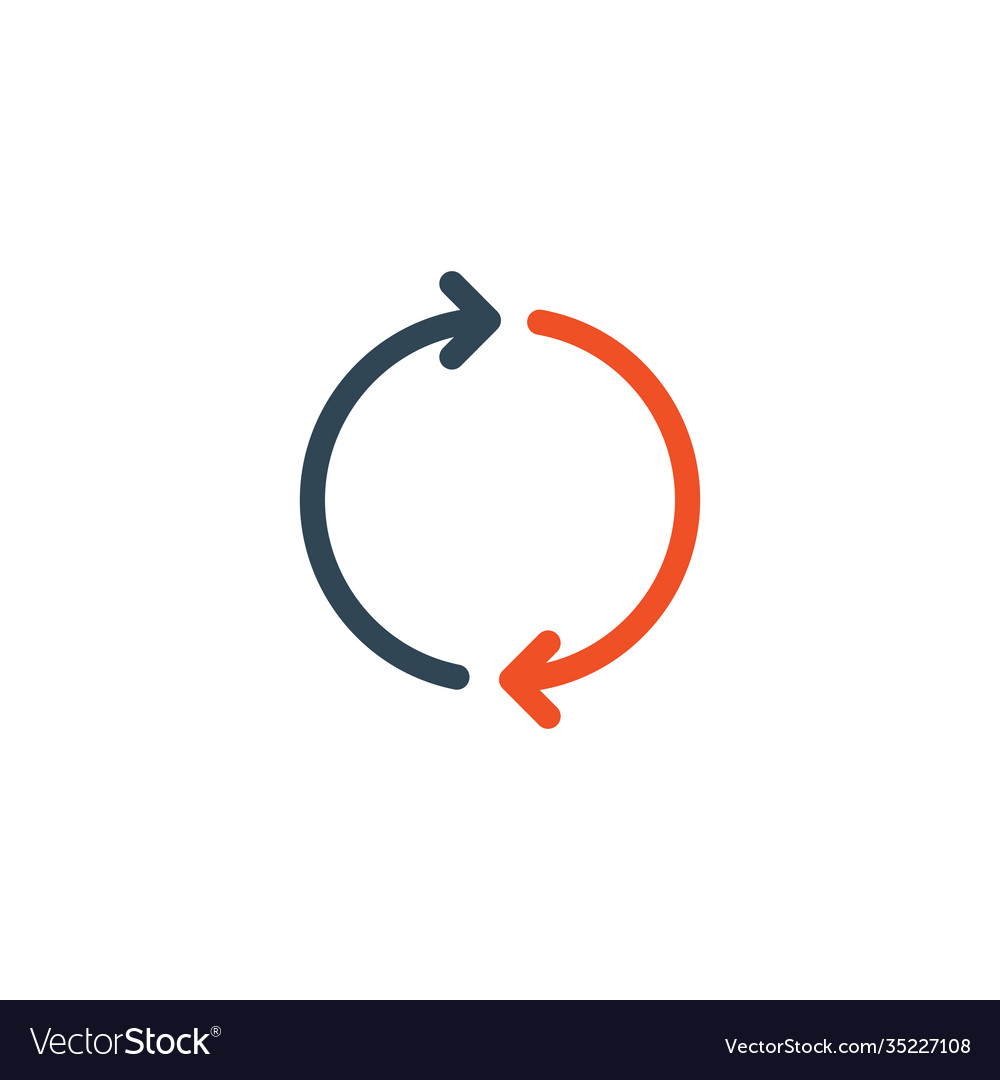 Sync & Refresh Double Arrows Icon