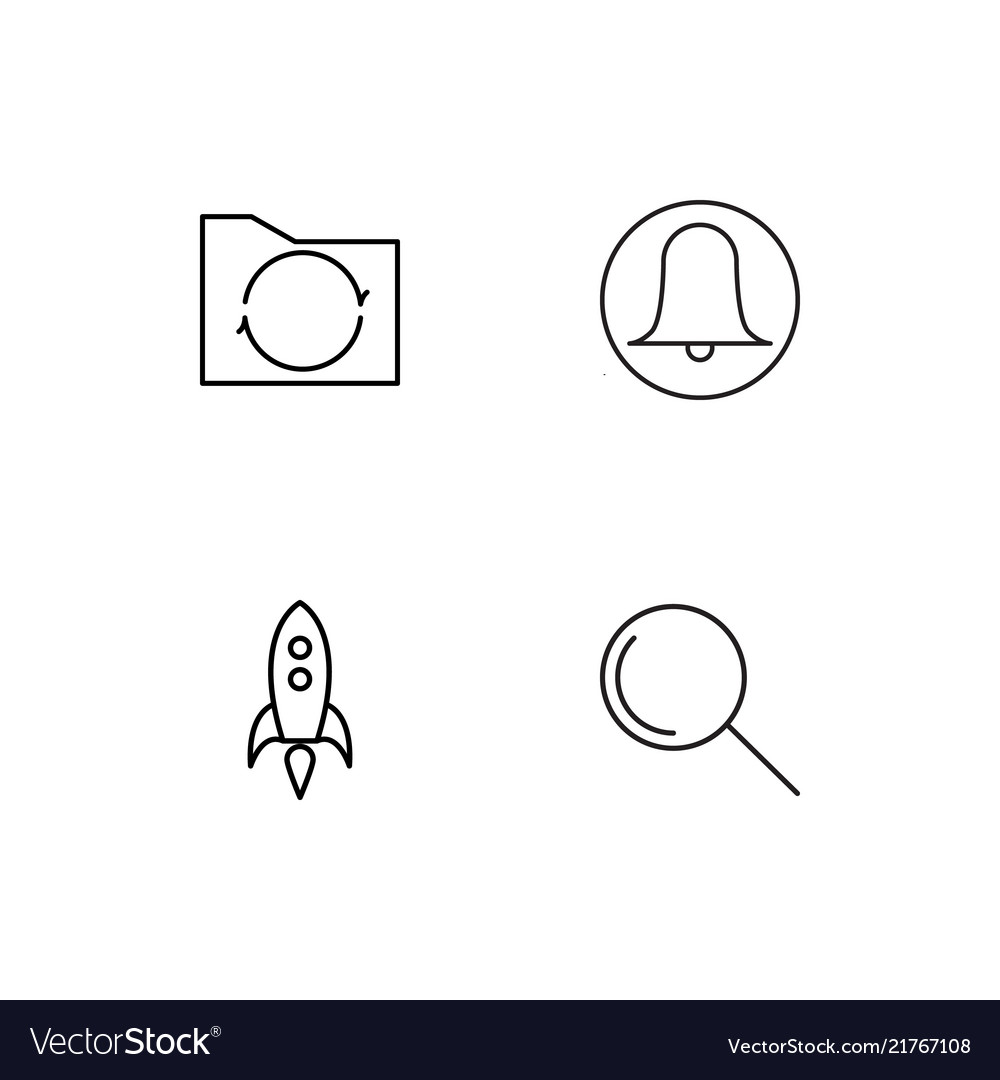 User interface icons set