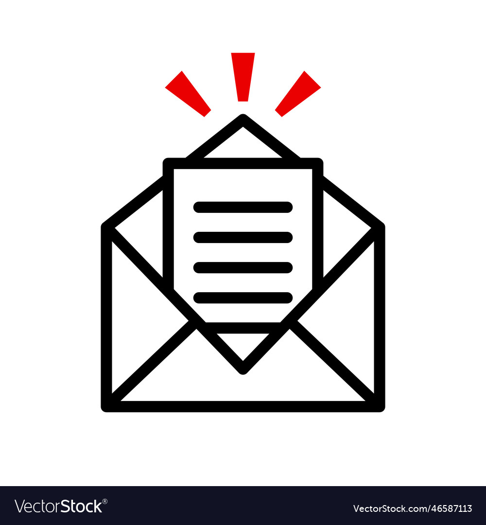 Email Notification Icon - Mail Alert