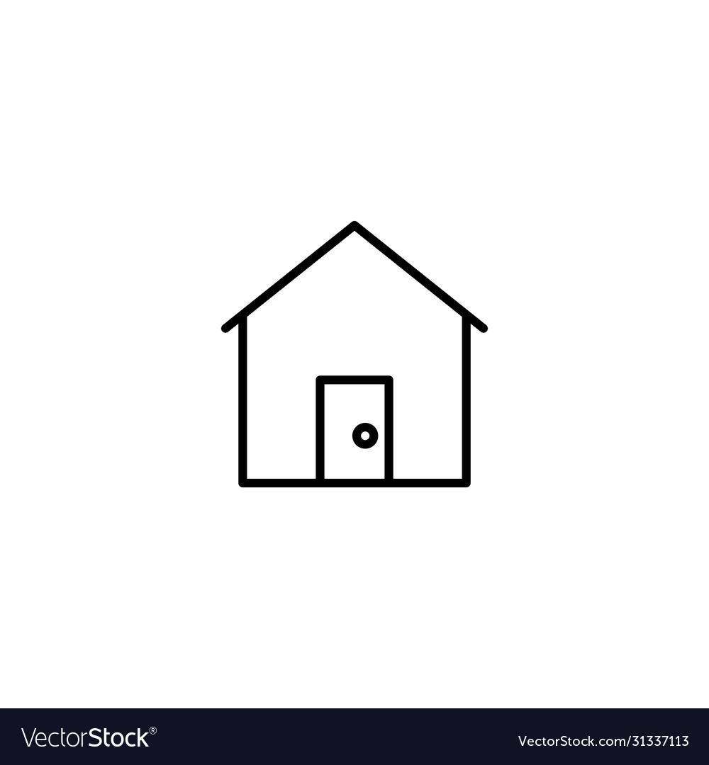 Home house icon Royalty Free Vector Image - VectorStock