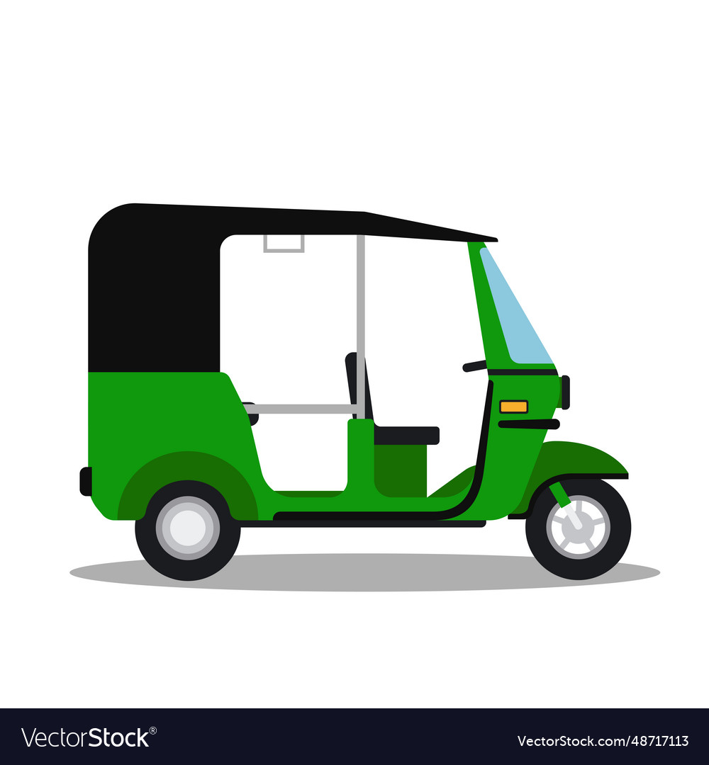 Image of cng rickshaw Royalty Free Vector Image