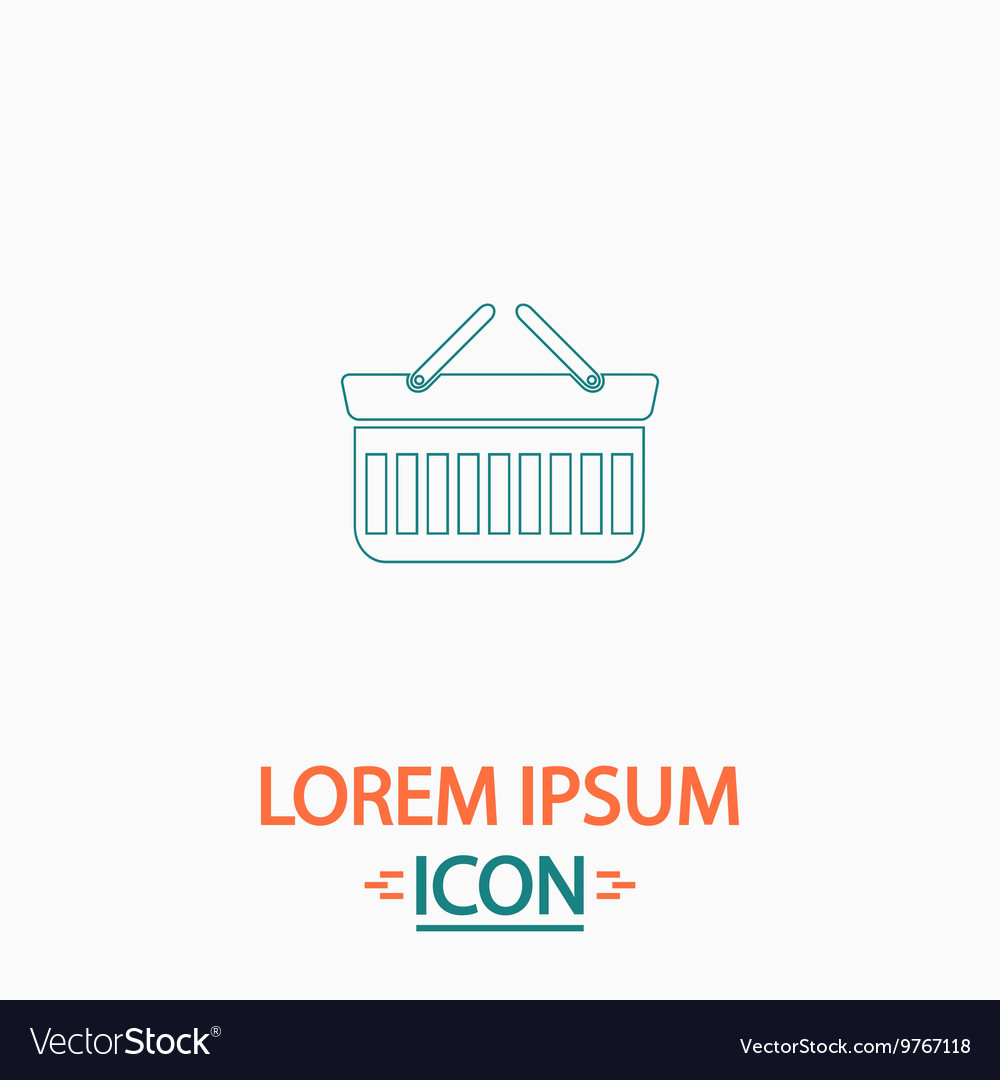 Basket computer symbol