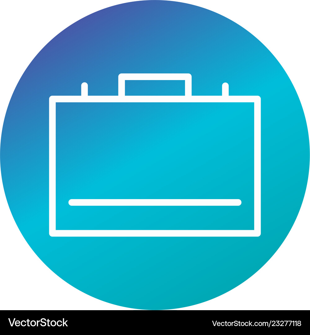 Briefcase icon Royalty Free Vector Image - VectorStock