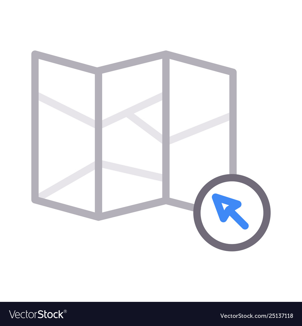Click map vector image Click map