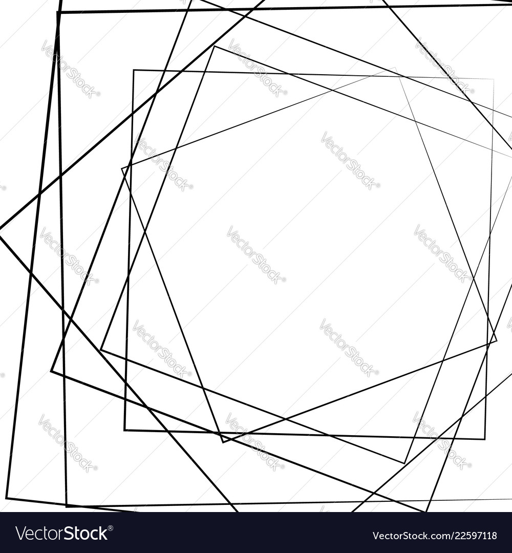 Distorted random radiating lines abstract vector image Distorted random radiating lines abstract