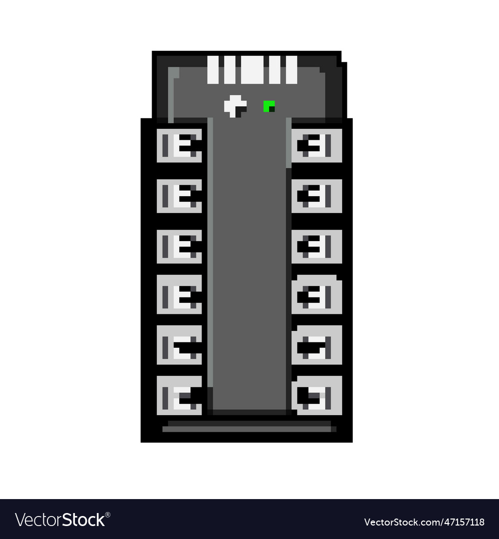 Electric battery backup game pixel art