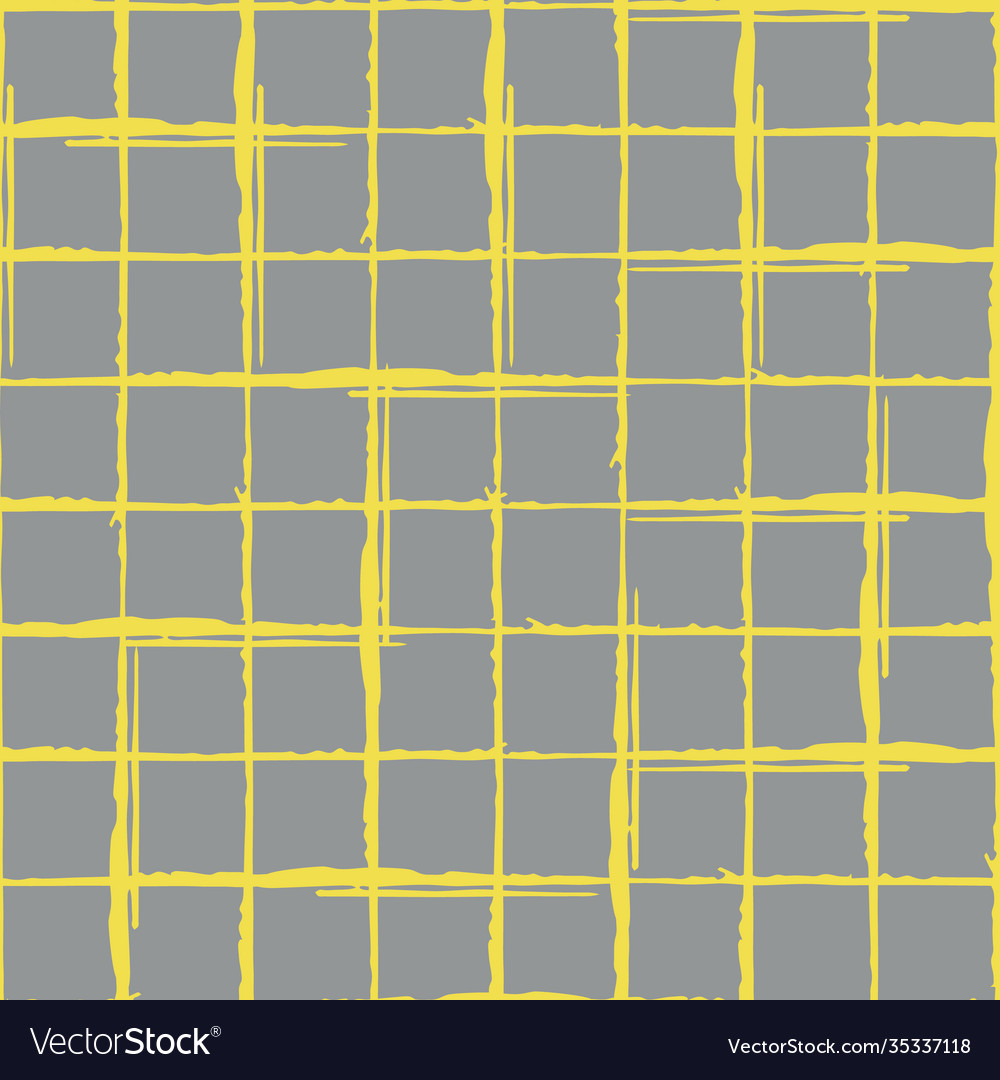 Grunge line seamless grid pattern