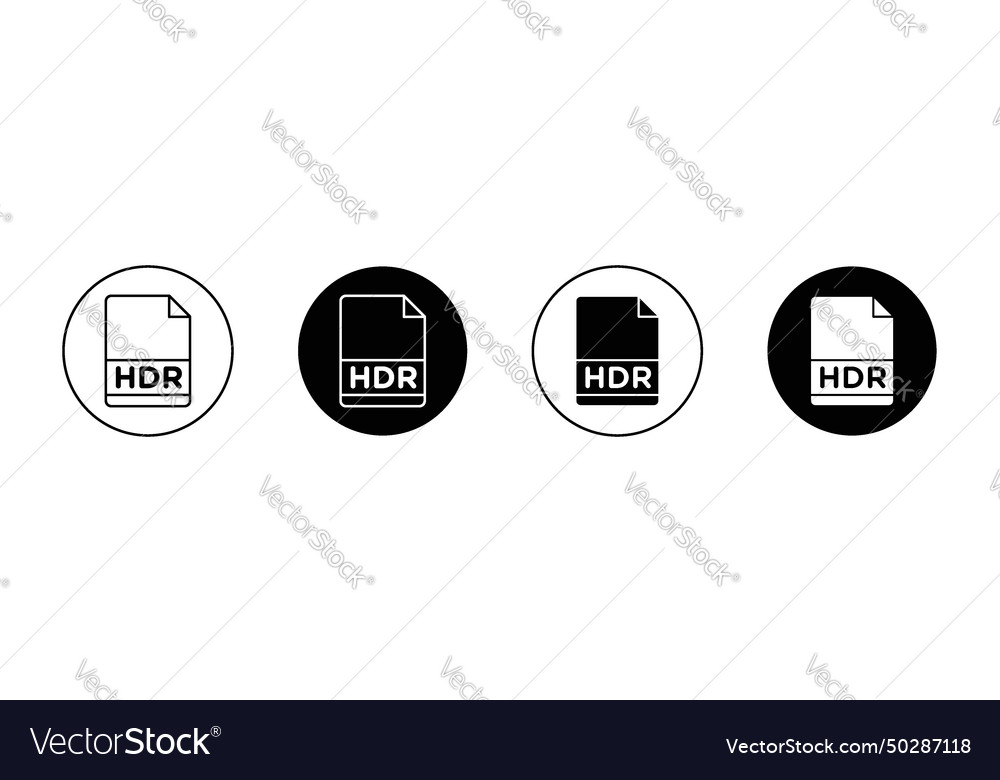 Hdr image file extension icon