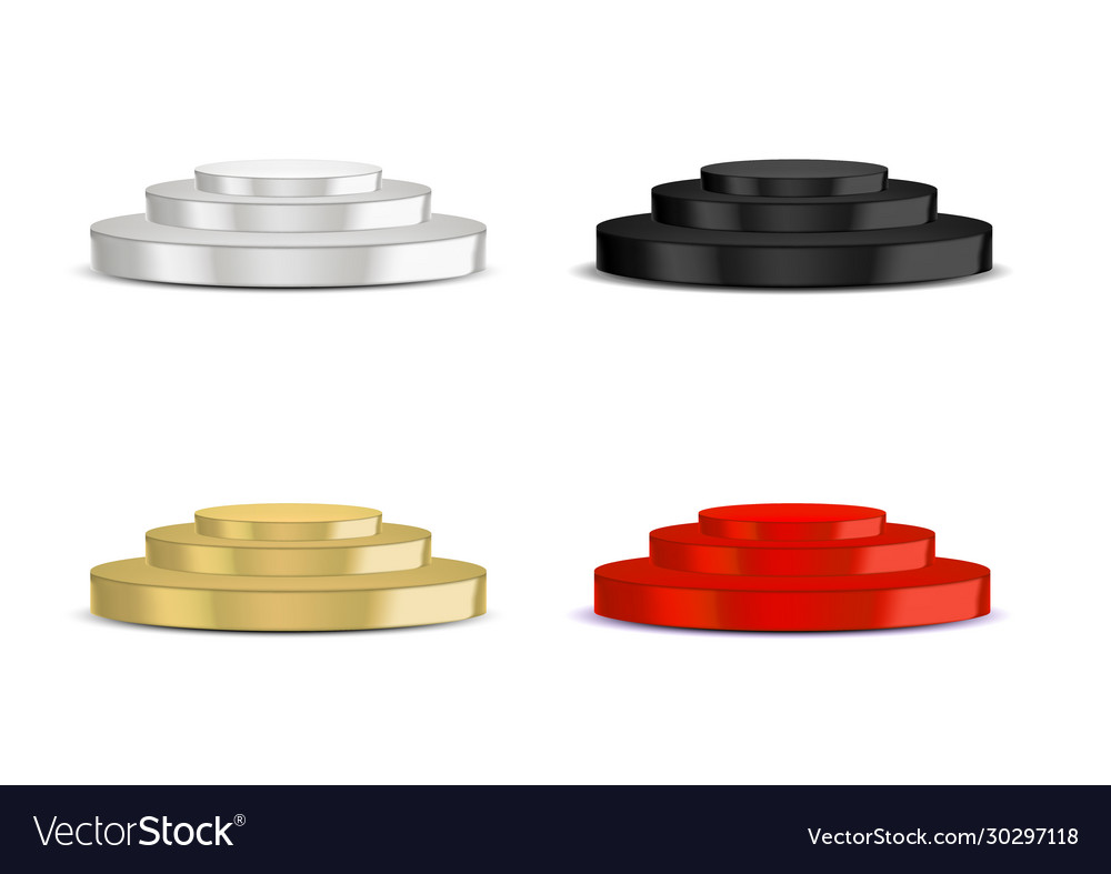 Mock up realistic empty geometric shelf