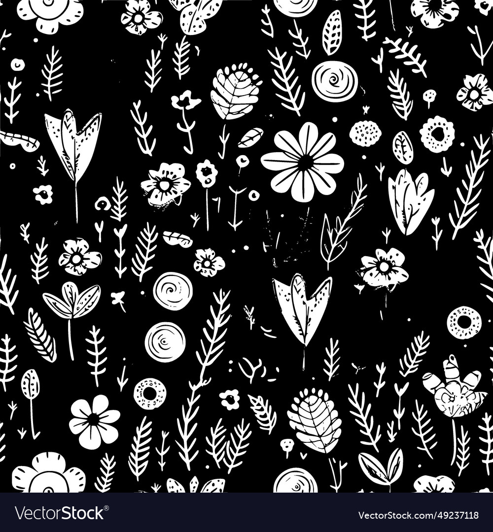 Seamless pattern - minimalist and simple Vector Image Seamless pattern - minimalist and simple