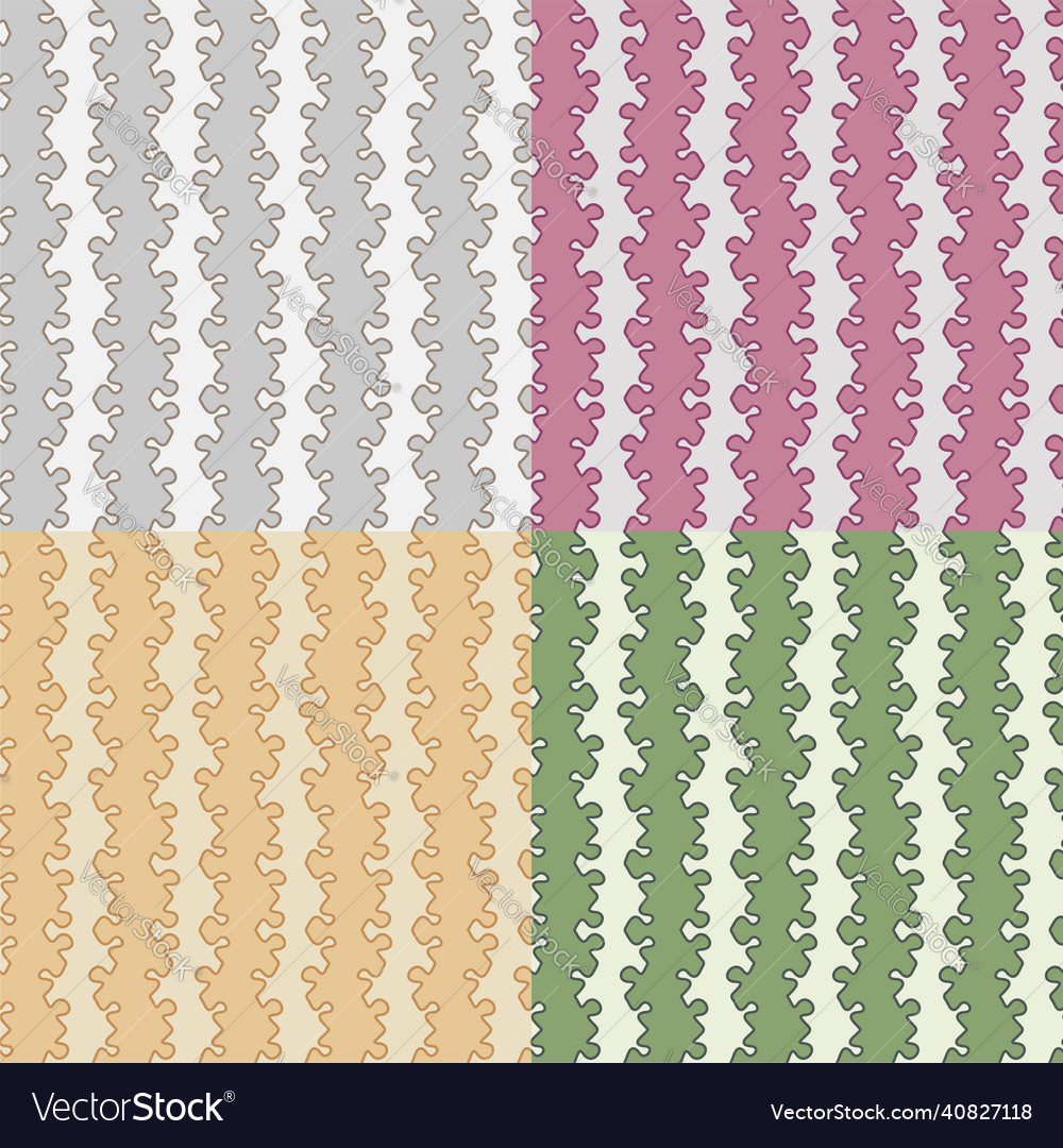 Set of seamless patterns with lines abstract vector image Set of seamless patterns with lines abstract