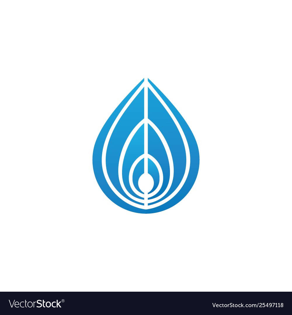 Water logo template