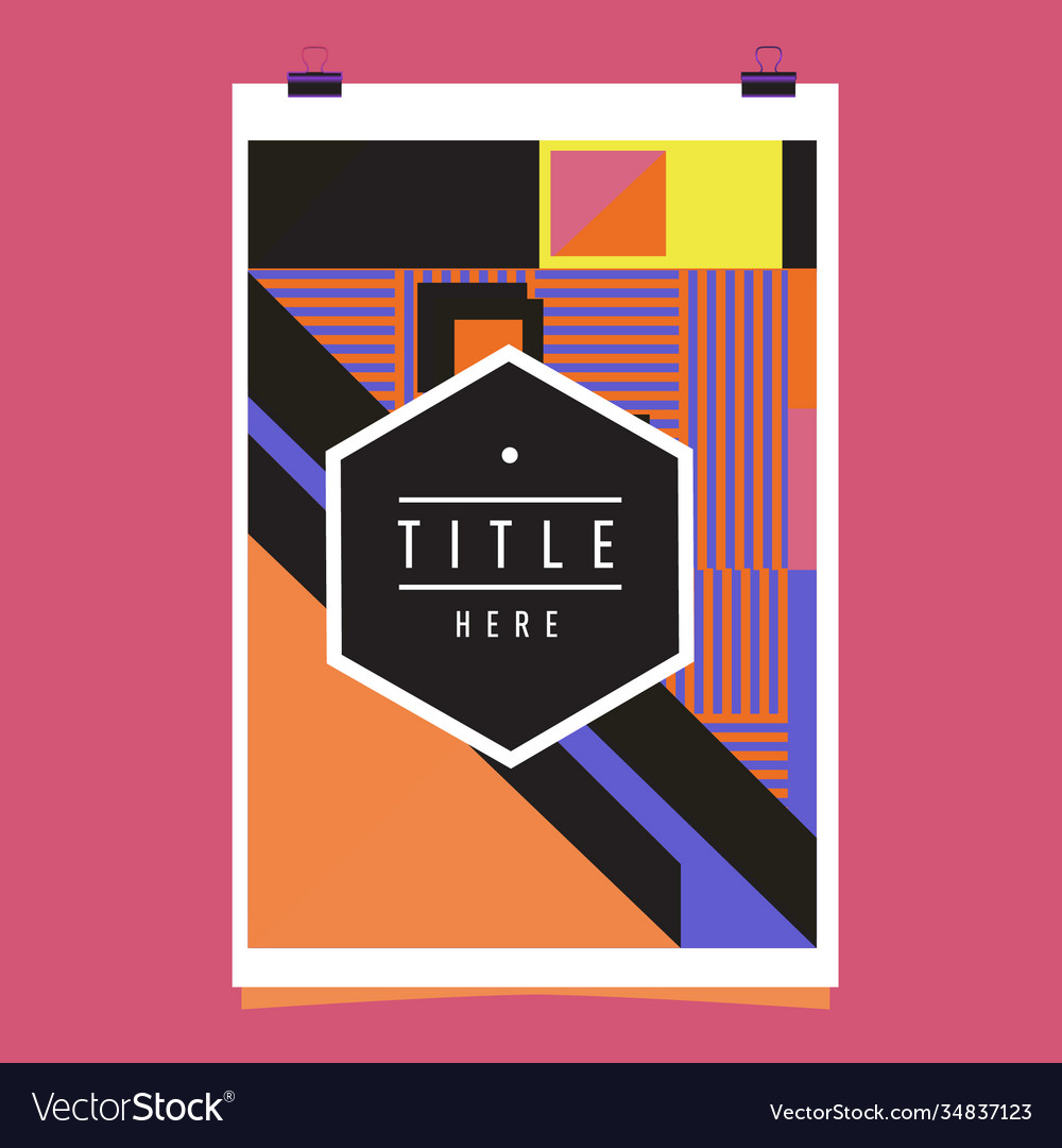 Abstract colorful geometric pattern background Vector Image Abstract colorful geometric pattern background