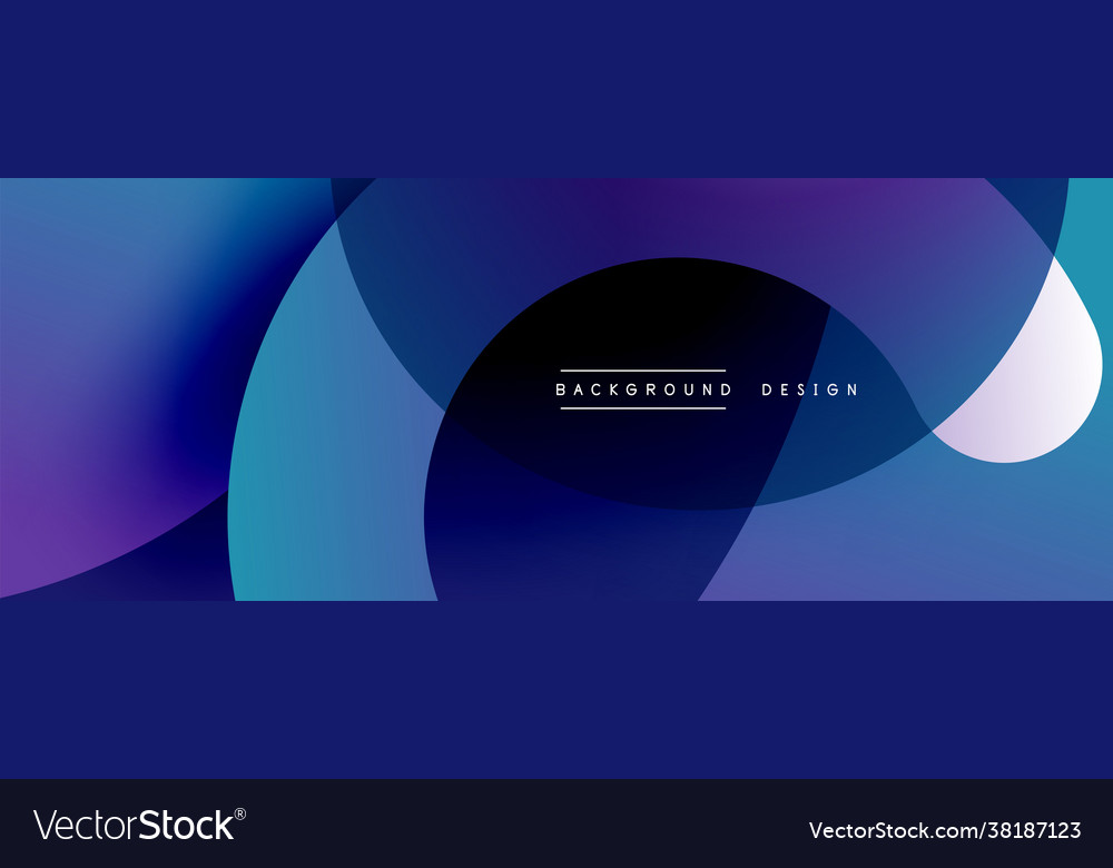 Abstract overlapping lines and circles geometric